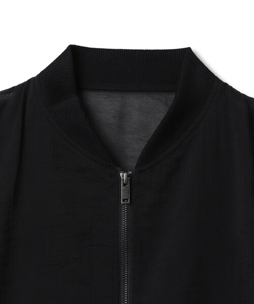 BEAMS LIGHTS（ビームスライツ）の「BEAMS LIGHTS / シアー フライト ブルゾン（ブルゾン・メンズ・ブラック/ネイビー・SMALL/MEDIUM/LARGE）」の5枚目の写真