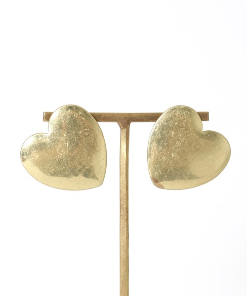 Cepica（セピカ）の「【LIMITED NUMBER / リミテッドナンバー】フラットハートピアス（ピアス（両耳用）・レディース・シルバー/ゴールド・FREE）」の14枚目の写真