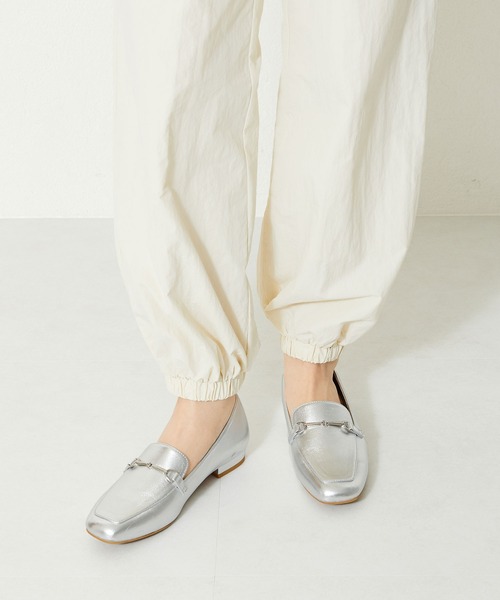 ORiental TRaffic（オリエンタルトラフィック）の「スクエアトゥビットローファー 31112（ローファー・レディース・イエロー/ホワイト/シルバー/ブラック・34/38/40/41/35/37/42/39/36/43/33）」の15枚目の写真