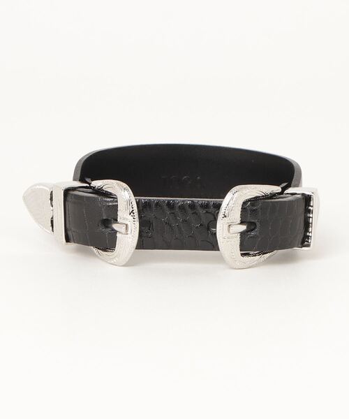 TOGA PULLA（トーガ　プルラ）の「TOGA PULLA Double buckle bangle（ブレスレット・レディース・グリーン/ブラック/ベージュ・FREE）」の9枚目の写真