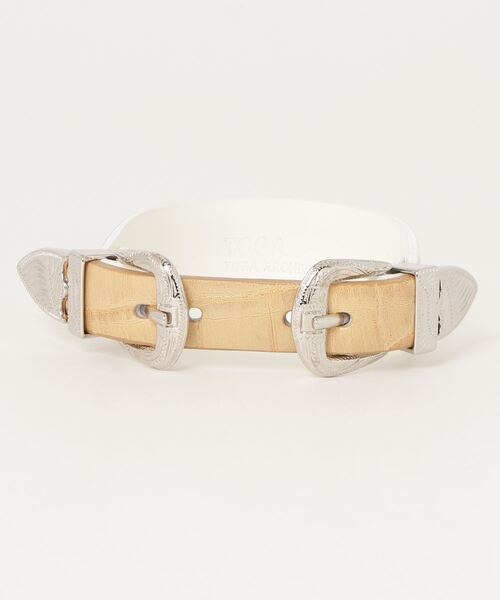 TOGA PULLA（トーガ　プルラ）の「TOGA PULLA Double buckle bangle（ブレスレット・レディース・グリーン/ブラック/ベージュ・FREE）」の8枚目の写真