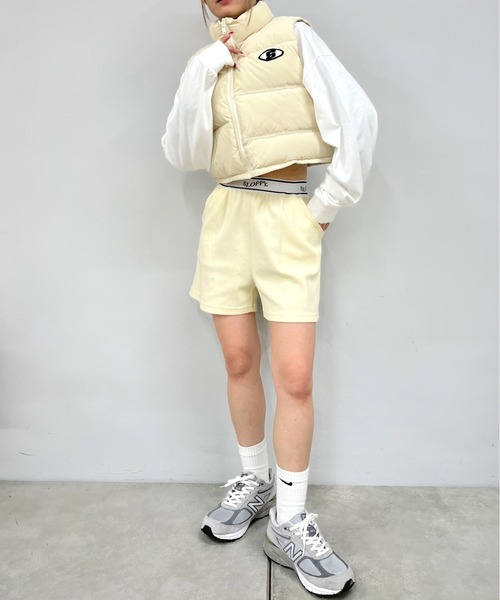 WHO'S WHO gallery（フーズフーギャラリー）の「【SLOPPY/スロッピー】ラインリブショートパンツ（その他パンツ・レディース・サックスブルー/トップグレー/レッド/ブラック/ライトグレー/アイボリー・FREE）」の17枚目の写真