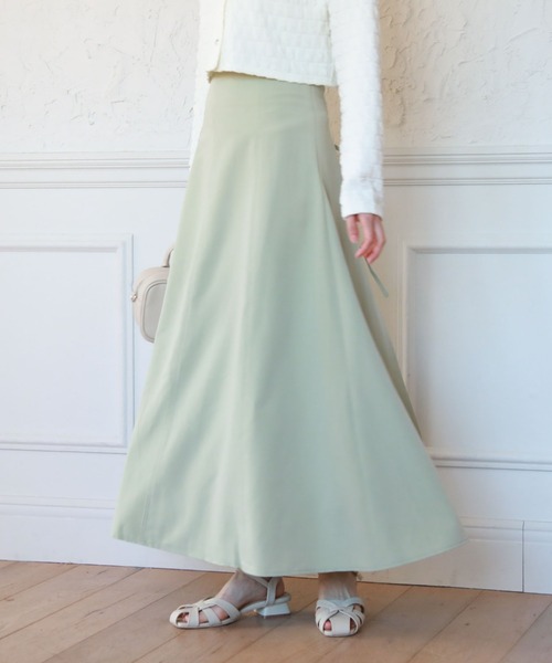 archives（アルシーヴ）の「バックレースアップスカート（スカート・レディース・モカ/グリーン/アイボリー/ブラック・MEDIUM）」の4枚目の写真