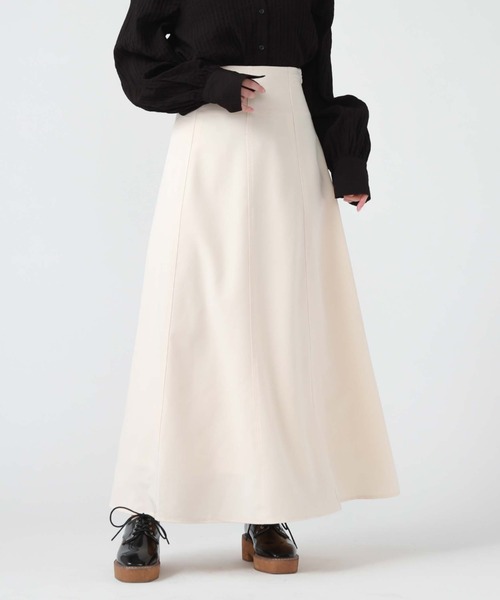 archives（アルシーヴ）の「バックレースアップスカート（スカート・レディース・モカ/グリーン/アイボリー/ブラック・MEDIUM）」の11枚目の写真