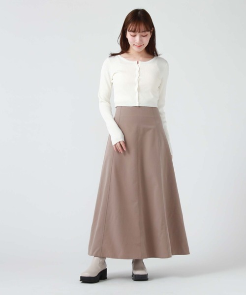 archives（アルシーヴ）の「バックレースアップスカート（スカート・レディース・モカ/グリーン/アイボリー/ブラック・MEDIUM）」の19枚目の写真