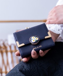 PAUL&JOE | PAUL & JOE ACCESSOIRES (ポール＆ジョーアクセソワ) 口金ミニ財布 フラワーブローチ PJA-W793 ポールアンドジョー(財布)
