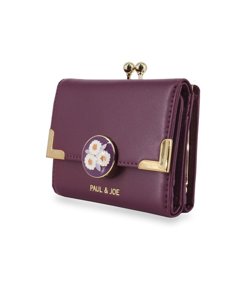 PAUL&JOE(ポールアンドジョー)の「PAUL & JOE ACCESSOIRES (ポール&ジョーアクセソワ) 口金ミニ財布 フラワーブローチ PJA-W793 ポールアンドジョー(財布・レディース・ネイビー/グリーン/パープル・FREE)」の16枚目の写真
