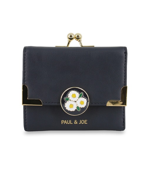 PAUL&JOE(ポールアンドジョー)の「PAUL & JOE ACCESSOIRES (ポール&ジョーアクセソワ) 口金ミニ財布 フラワーブローチ PJA-W793 ポールアンドジョー(財布・レディース・ネイビー/グリーン/パープル・FREE)」の10枚目の写真