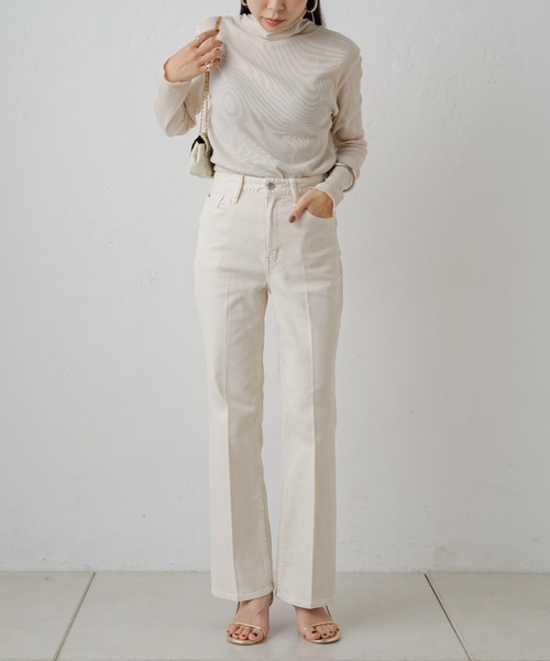 LOUNGEDRESS（ラウンジドレス）の「【earthy_/アーシー】オーガニックコットンテレコタートル（Tシャツ/カットソー・レディース・オレンジ/オフホワイト/ブルー/ブラック/ホワイト・FREE）」の9枚目の写真