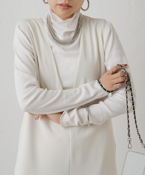 LOUNGEDRESS（ラウンジドレス）の「【earthy_/アーシー】オーガニックコットンテレコタートル（Tシャツ/カットソー・レディース・オレンジ/オフホワイト/ブルー/ブラック/ホワイト・FREE）」の22枚目の写真