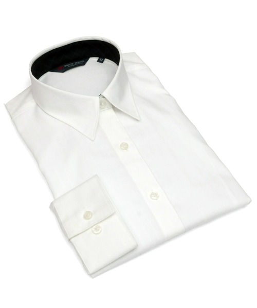 TOKYO SHIRTS(トウキョウシャツ)の「形態安定ノーアイロン レギュラー 長袖ビジネスワイシャツ(ビジネスシャツ・レディース・ホワイト・LL/S/M/L/XL)」の8枚目の写真