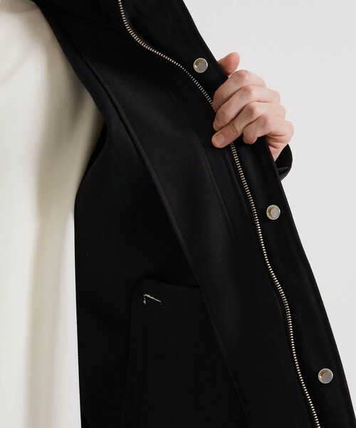 UNITED TOKYO（ユナイテッドトウキョウ）の「12ozデニムスタンドBL（デニムジャケット・メンズ・インディゴブルー/ブラック・2/1）」の4枚目の写真