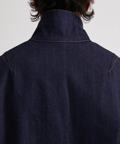 UNITED TOKYO（ユナイテッドトウキョウ）の「12ozデニムスタンドBL（デニムジャケット・メンズ・インディゴブルー/ブラック・2/1）」の21枚目の写真