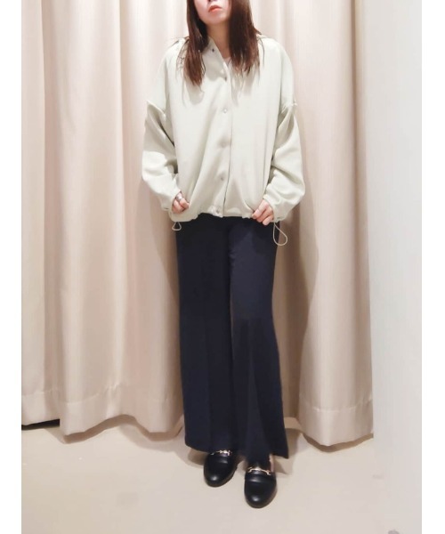 ジャッカルシャツ、パンツセット 高身長 裏シャギーゆったりワイドパンツ（トールサイズ） 通販