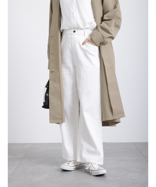 Samansa Mos2 blue（サマンサモスモスブルー）の「【ECO DENIM】ワイド