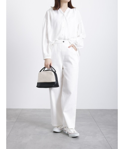 Samansa Mos2 blue（サマンサモスモスブルー）の「【ECO DENIM】ワイド