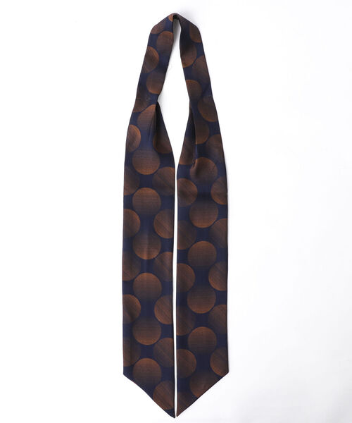 NOLLEY'S goodman（ノーリーズグッドマン）の「ART バブルプリントスカーフタイ italian fabric（バンダナ/スカーフ・メンズ・ブルー系その他3・FREE）」の3枚目の写真