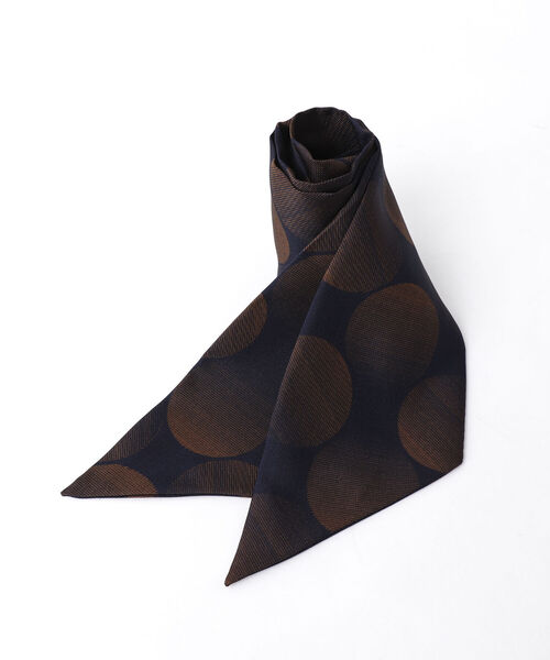 NOLLEY'S goodman（ノーリーズグッドマン）の「ART バブルプリントスカーフタイ italian fabric（バンダナ/スカーフ・メンズ・ブルー系その他3・FREE）」の4枚目の写真