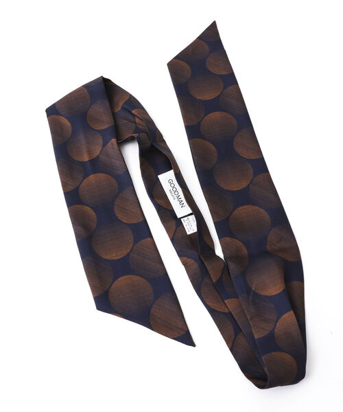 NOLLEY'S goodman（ノーリーズグッドマン）の「ART バブルプリントスカーフタイ italian fabric（バンダナ/スカーフ・メンズ・ブルー系その他3・FREE）」の5枚目の写真