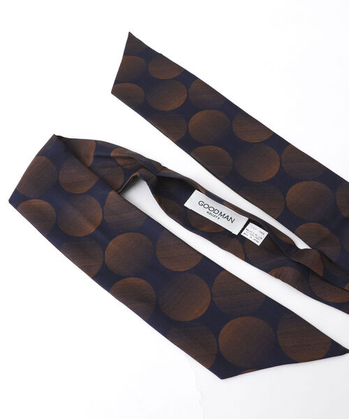 NOLLEY'S goodman（ノーリーズグッドマン）の「ART バブルプリントスカーフタイ italian fabric（バンダナ/スカーフ・メンズ・ブルー系その他3・FREE）」の6枚目の写真