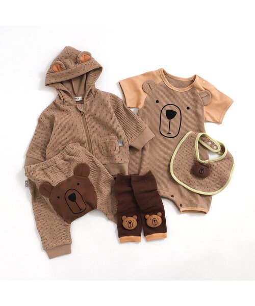 BREEZE（ブリーズ）の「なりきりパーカー（パーカー・キッズ・サックスブルー/ブラウン・70/80）」の10枚目の写真