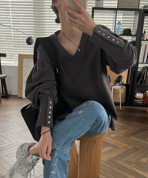 WILLFULLY（ウィルフリー）の「shirt detail long cuffs cut and