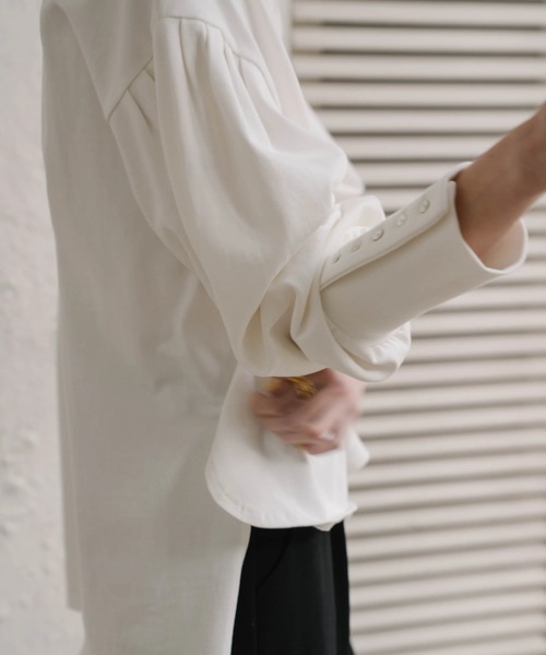 WILLFULLY（ウィルフリー）の「shirt detail long cuffs cut and