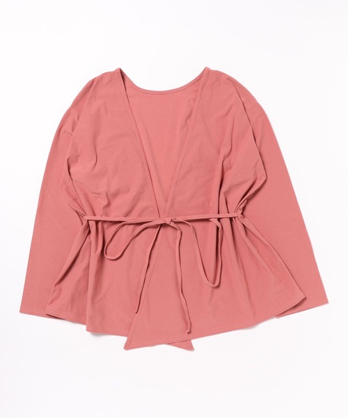 UVカット吸水速乾 前後2wayカシュクールカーディガンラッシュガード