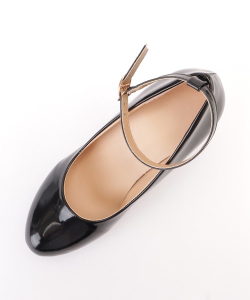 Lace Ladies(レースレディース)の「エナメル調ストラップハイヒールパンプス(パンプス・レディース・ブラック/ホワイト・23.5/23/ 25/24/22.5/24.5)」の20枚目の写真