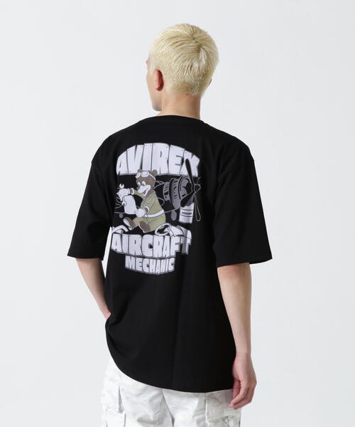 AVIREX（アヴィレックス）の「《WEB&DEPOT限定》CREW NECK T-SHIRT FLIGHT MECHANIC / クルーネック Tシャツ フライトメカニック / AVIREX / アヴィレックス（Tシャツ/カットソー・レディース・ホワイト/その他18/ピンク/その他10/ブラック・2XL/XL/F/L/M）」の9枚目の写真
