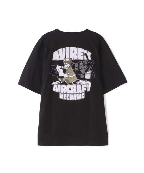 tシャツ 「WEB＆限定」CREW NECK T-SHIRT FLIGHT MECHANIC / クルーネック Tシャツ フライトメカニック AVIREX｜《WEB&DEPOT限定》CREW NECK T-SHIRT FLIGHT MECHANIC