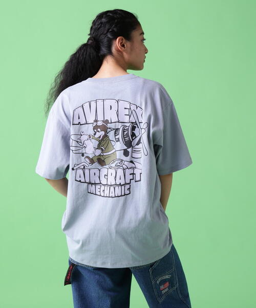 tシャツ 「WEB＆限定」CREW NECK T-SHIRT FLIGHT MECHANIC / クルーネック Tシャツ フライトメカニック WEB&DEPOT限定》CREW NECK T-SHIRT FLIGHT MECHANIC / クルー