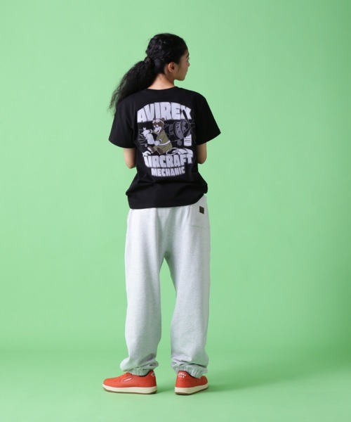 AVIREX（アヴィレックス）の「《WEB&DEPOT限定》CREW NECK T-SHIRT FLIGHT MECHANIC / クルーネック Tシャツ フライトメカニック / AVIREX / アヴィレックス（Tシャツ/カットソー・レディース・ホワイト/その他18/ピンク/その他10/ブラック・2XL/XL/F/L/M）」の16枚目の写真