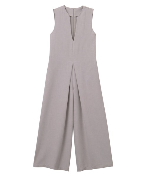 GeeRA（ジーラ）の「フロントタックＶネックオールインワン（つなぎ/オールインワン・レディース・ブラック/ベージュ・MEDIUM/LARGE）」の15枚目の写真