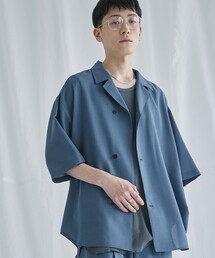 PUBLIC TOKYO | 【セットアップ対応】イージーウールセミオープンシャツ(シャツ/ブラウス)
