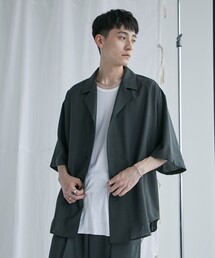 PUBLIC TOKYO | 【セットアップ対応】イージーウールセミオープンシャツ(シャツ/ブラウス)