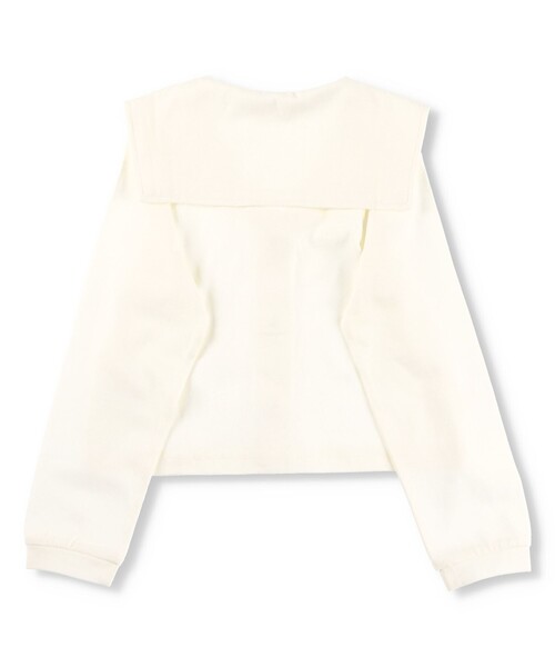 BRANSHES（ブランシェス）の「【接触冷感】セーラー衿カーディガン（カーディガン/ボレロ・キッズ・オフホワイト/ピンク・100/130/140/90/120/150/110）」の16枚目の写真