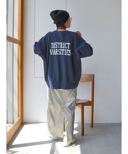 Ungrid（アングリッド）の「ローウエストスカート（スカート・レディース・ネイビー/シルバー・SMALL/MEDIUM）」の13枚目の写真