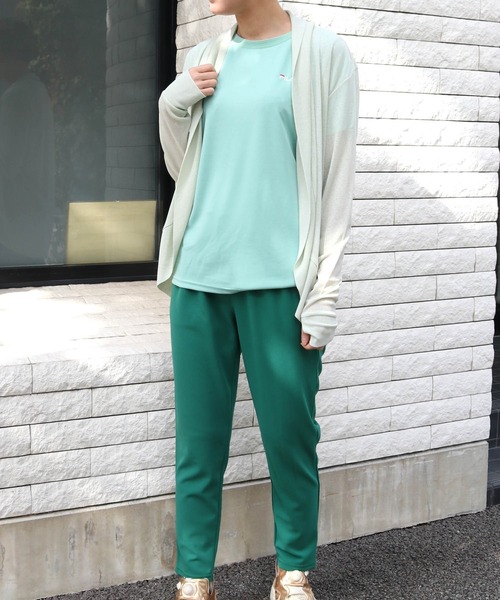 FILA(フィラ)の「【FILA】2枚組 ライトカーディガン + ボーダー半袖Tシャツ(カーディガンインナーセット)(アンサンブル・レディース・ライラック/ブラック/ミント/ネイビー/ライトグレー・L/LL/M/3L/S)」の13枚目の写真