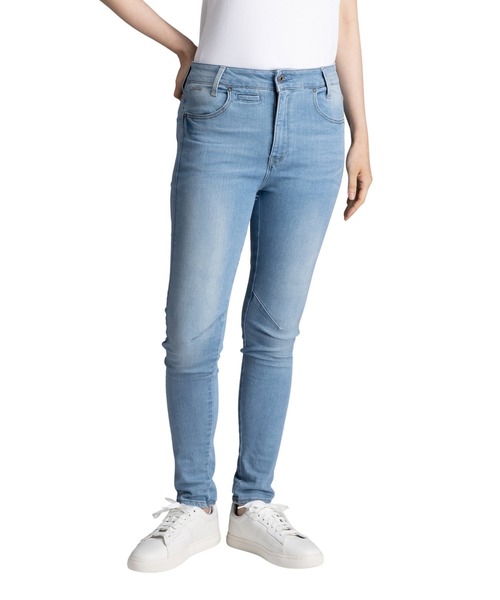 G-STAR(ジースター)の「D-STAQ-R MID BOY SLIM/ヴィンテージライクスリムテーパードジーンズ/L32(デニムパンツ・レディース・ライトインディゴブルー・26inch/27inch/25inch/24inch)」の6枚目の写真