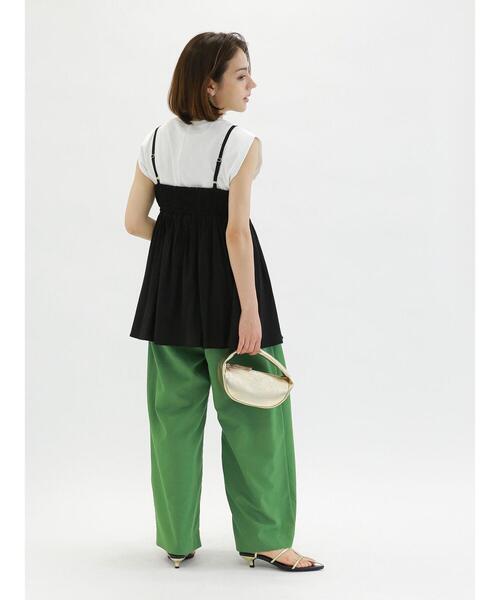 Te chichi（テチチ）の「シルケットノースリチュニック（Tシャツ/カットソー・レディース・ブラック/モカ/オフホワイト/ブルー・F）」の13枚目の写真