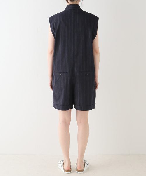 Spick & Span（スピックアンドスパン）の「コットンリネンハーフコンビネゾン（つなぎ/オールインワン・レディース・カーキ/その他9・FREE）」の21枚目の写真