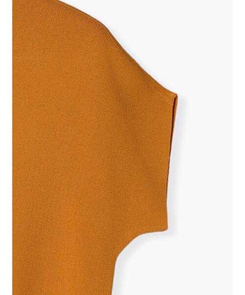 Te chichi（テチチ）の「フレンチスリーブニット【接触冷感】（ニット/セーター・レディース・ブラウン/ブルー/ブラック/イエロー・F）」の22枚目の写真