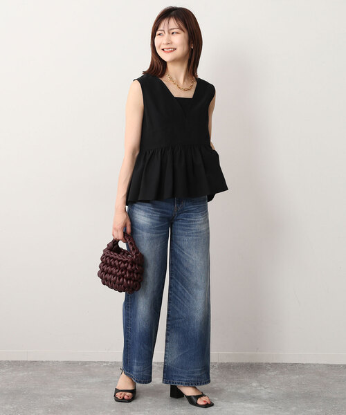 セール】グログランペプラムブラウス（シャツ/ブラウス）｜SLOBE IENA