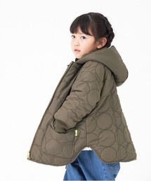 MAKE YOUR DAY(メイクユアデイ)のリバーシブルドットキルトコート■80〜140cm(ダウンジャケット/コート)