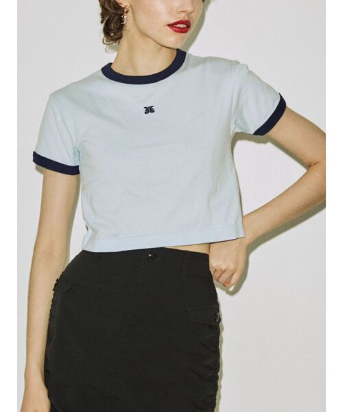 「jouetie」 半袖カットソー MEDIUM ブルー レディース jouetie 「jouetie」 半袖カットソー MEDIUM ブルー レディース