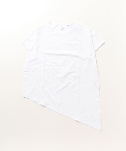 TIGORA(ティゴラ)の「ティゴラ TIGORA フィットネス サイドスリット2WAY半袖Tシャツ(Tシャツ/カットソー・レディース・チャコールグレー/グリーン/ホワイト・L/XL/M/S)」の2枚目の写真