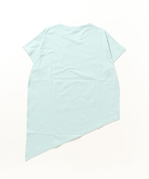 TIGORA(ティゴラ)の「ティゴラ TIGORA フィットネス サイドスリット2WAY半袖Tシャツ(Tシャツ/カットソー・レディース・チャコールグレー/グリーン/ホワイト・L/XL/M/S)」の4枚目の写真