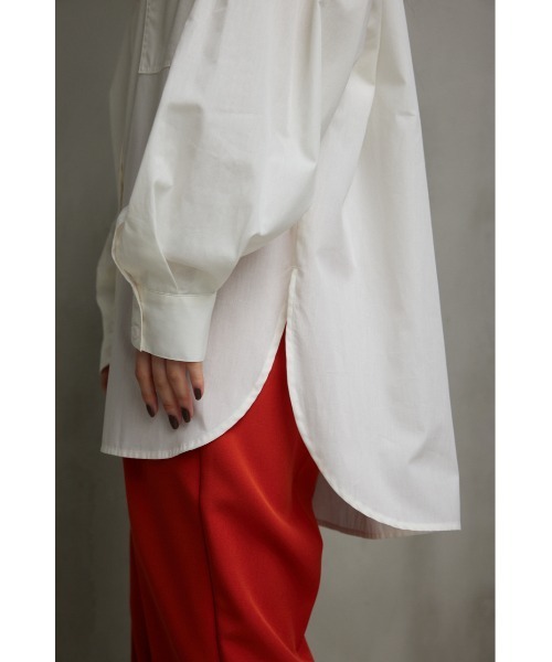 AZUL by moussy（アズールバイマウジー）の「リラテックコットンルーズシャツ（シャツ/ブラウス・レディース・オフホワイト/ブラック系その他/イエロー系その他・SMALL/MEDIUM）」の12枚目の写真