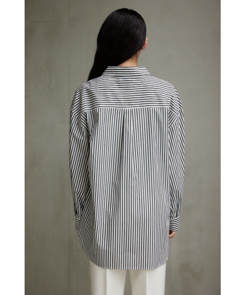 AZUL by moussy（アズールバイマウジー）の「リラテックコットンルーズシャツ（シャツ/ブラウス・レディース・オフホワイト/ブラック系その他/イエロー系その他・SMALL/MEDIUM）」の18枚目の写真